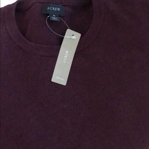 J crew - NEW - burgundy sweater